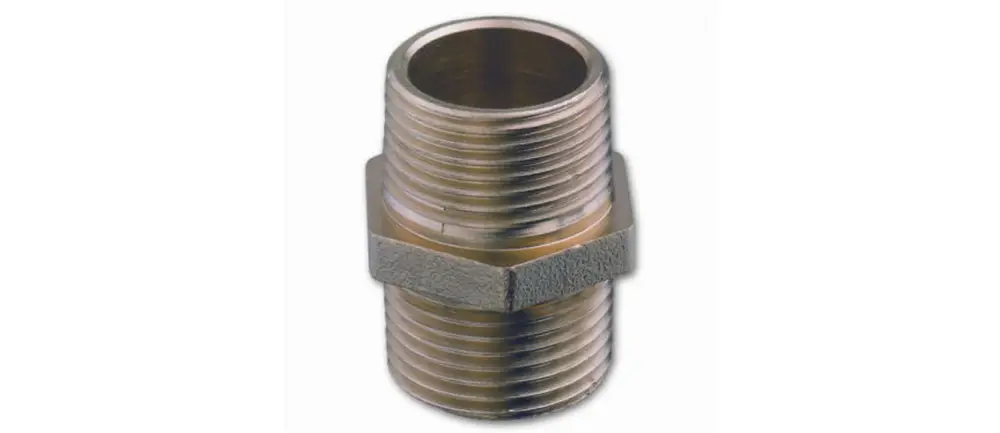Messing nippel 1 1/2" Gecertificeerd