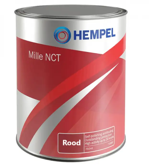 Korting Hempel Mille NCT 7173C/7174C Red, Antifouling Rood
