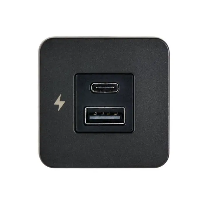 Nu Kopen Scanstrut Tile USB-A / USB-C oplaadcontactdoos 12/24V zwart