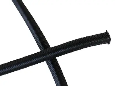 Shockcord / Elastiek | 8 mm | Zwart | Prijs per meter Lage Prijs