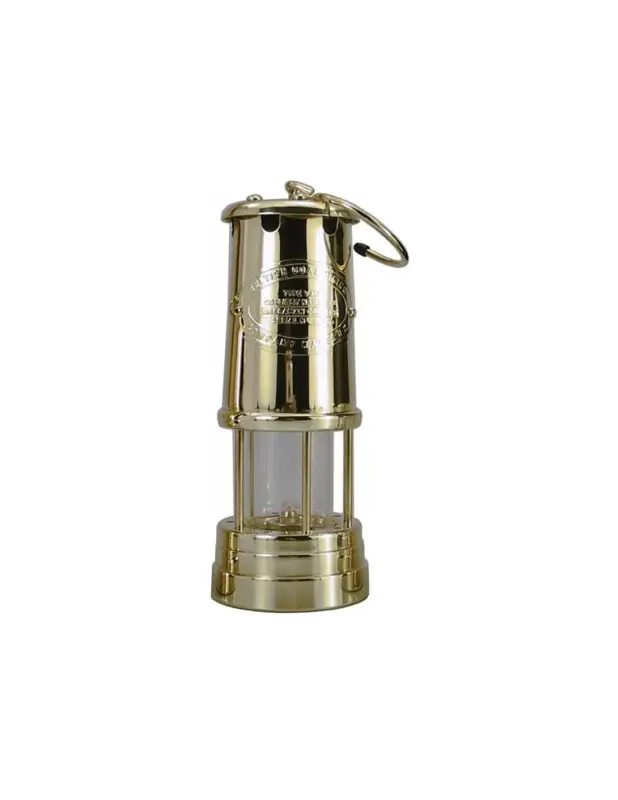 Welsh Miner Olielamp - Messing - Groot Meest Verkocht
