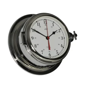 Midi 155 - Quartz Klok - Glazen Slaand - Arabisch - Verchroomd Merkproduct