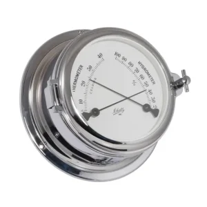 Finale Uitverkoop Midi 155 - Thermometer / Hygrometer - Verchroomd