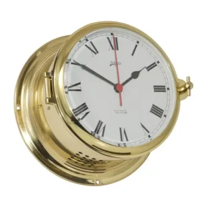 Laatste Versie Royal 180 - Quartz Klok - Glazen Slaand - Romeins - Messing