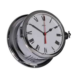 Lage Prijs Royal 180 - Quartz Klok - Romeins - Verchroomd